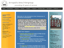 Tablet Screenshot of annapolisareaintergroup.org